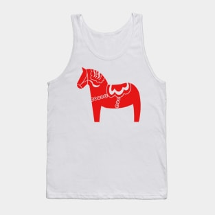 Swedish Dala Horse Tank Top